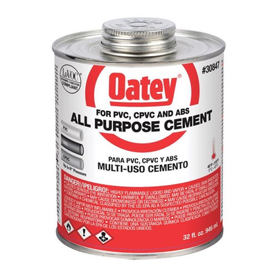 #ad #ad Oatey Clear All Purpose Cement For ABS CPVC PVC 32 oz $30.67