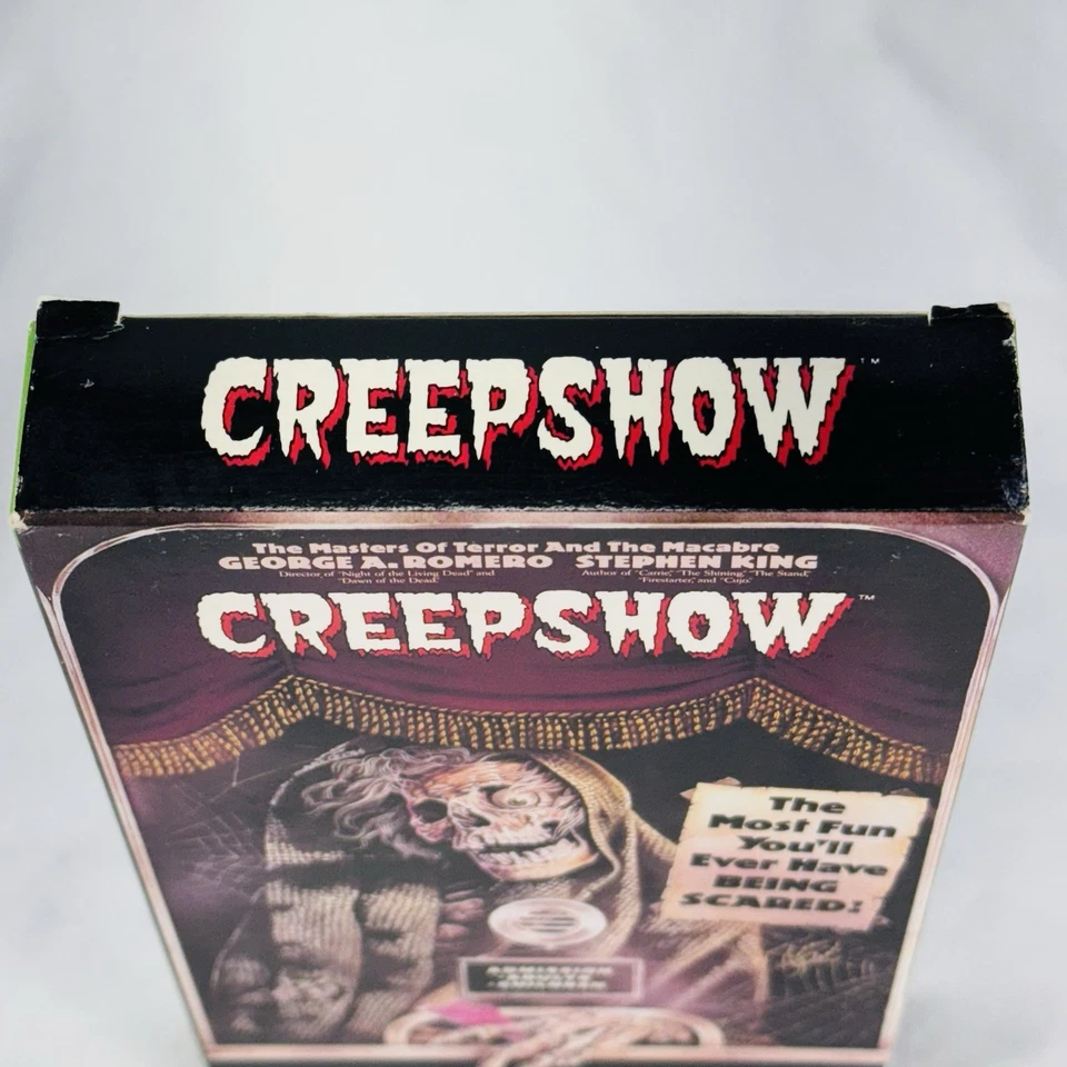 Creepshow VHS (1982, 1987) Warner Bros Laurel Horror Stephen King George Romero - Image 2 of 4