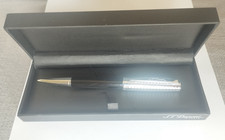 S.T. Dupont Saint Michel Black Lacquer & Chrome Ballpoint Pen 440140