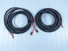 Heartland Cables Audiophile Speaker Cable Pair Banana Plus 22ft Free Shipping