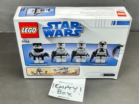 * EMPTY BOX * Lego Star Wars 8014 Clone Walker Battle Pack * EMPTY BOX ONLY * b