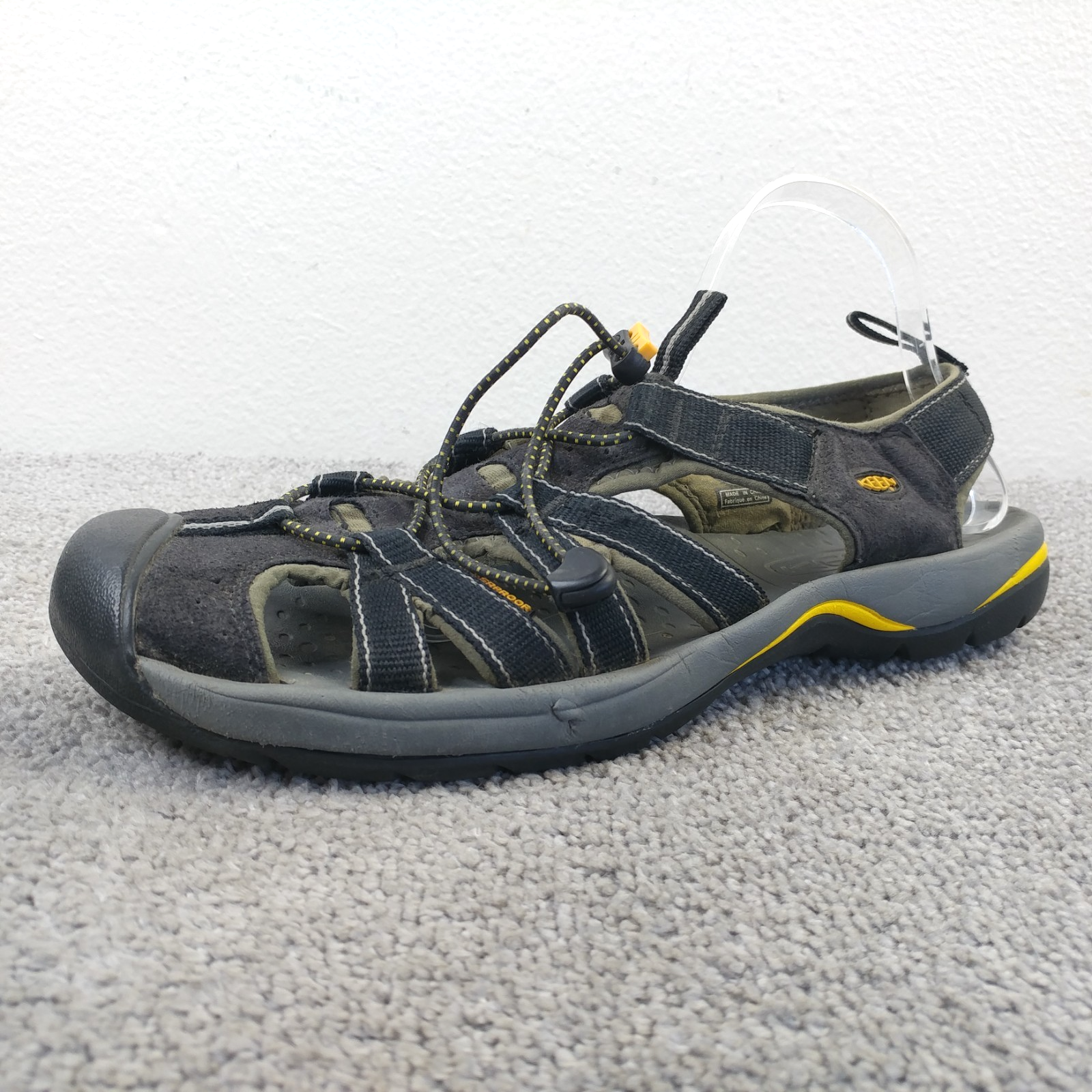 Keen Kanyon Uomo Taglia 11 Sandali Escursionismo Impermeabili Scarpe Sportive Nero