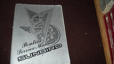 1987 GM Pontiac Sunbird Service Werkstatt Reparaturhandbuch OEM