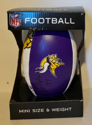 MN Vikings football signed by Harrison Phillips #97 mini size and weight  NEW!