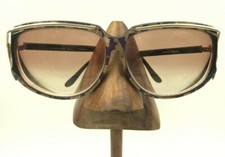 Vintage Sunshade XIII Black Purple Gold Oversized Oval Sunglasses FRAMES ONLY