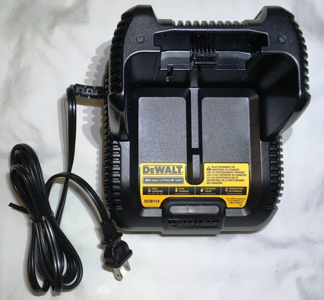 DEWALT DCB114 3A 40V 40 VOLT MAX LITHIUM ION BATTERY CHARGER NEW! eBay