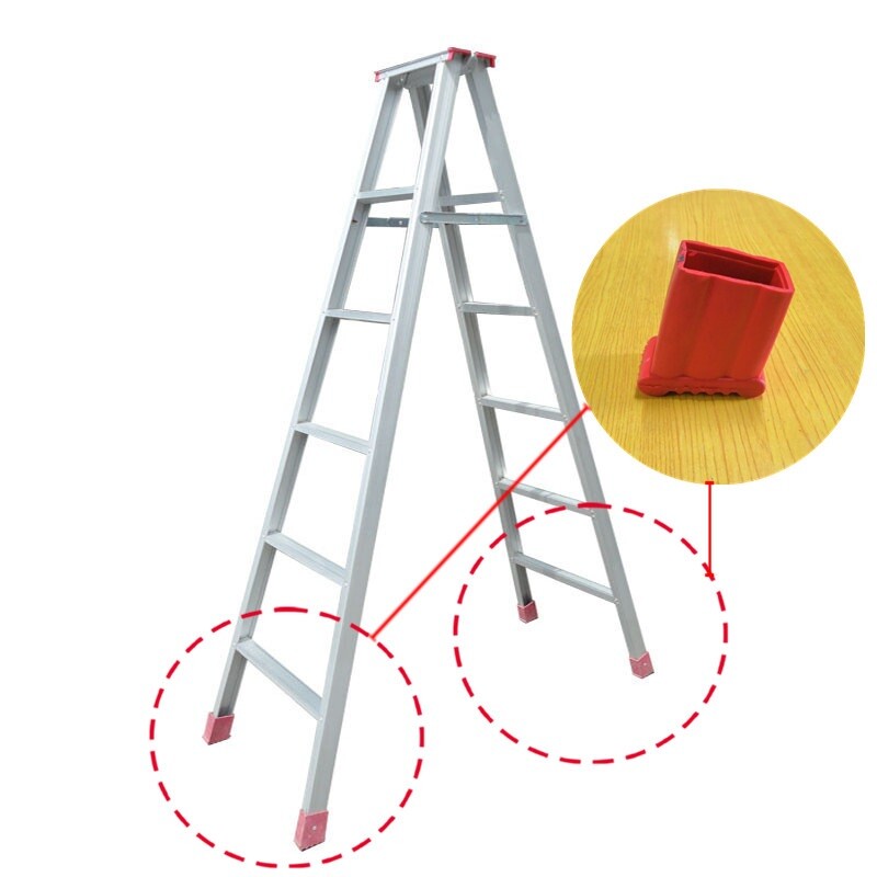 2pcs Replacement Slip Proof Step Ladder Feet Cover Rubber Foot Grip