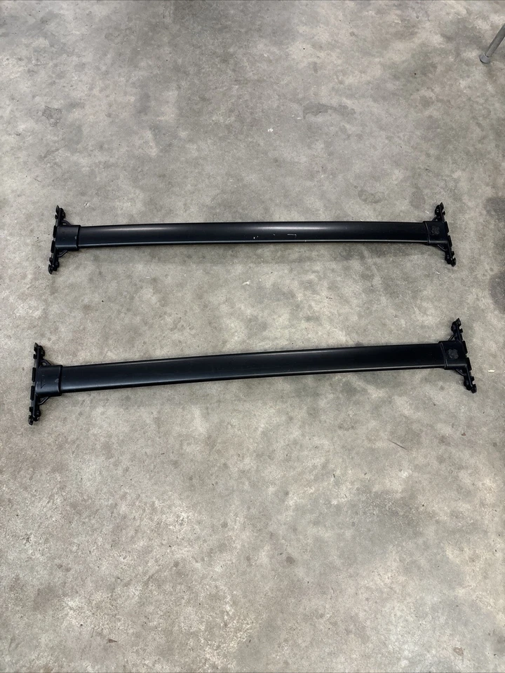 01-07 TOYOTA HIGHLANDER PORTAEQUIPAJES TECHO BARRAS TRANSVERSALES (JUEGO) 2 PIEZAS OEM Foto 2 de 4