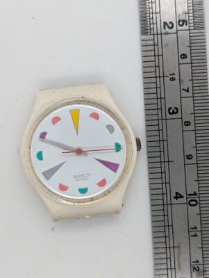 Swatch Watch Tutti Frutti GW109 Unisex 34mm 1987 Working New  display picture 3