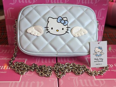 Forever 21 X Hello Kitty Blue Angel Quilted Crossbody. Exclusive!