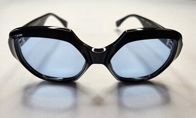 FACTORY900 RETRO FUTURE RF-024 COL. 001 BLACK UNISEX SUNGLASSES