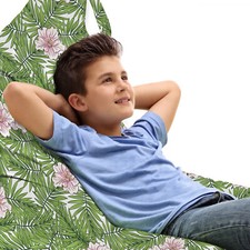 Wendekreis Spielzeugtasche Sitzsack Aloha Blumen auf Blätter Kunst