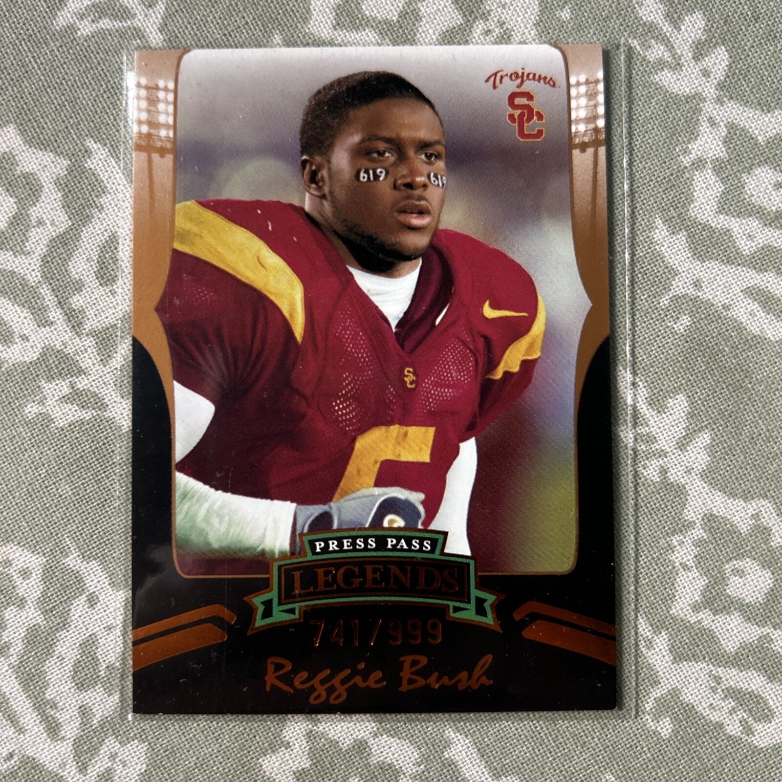 Reggie Bush Press Pass Legends #B47 Bronze