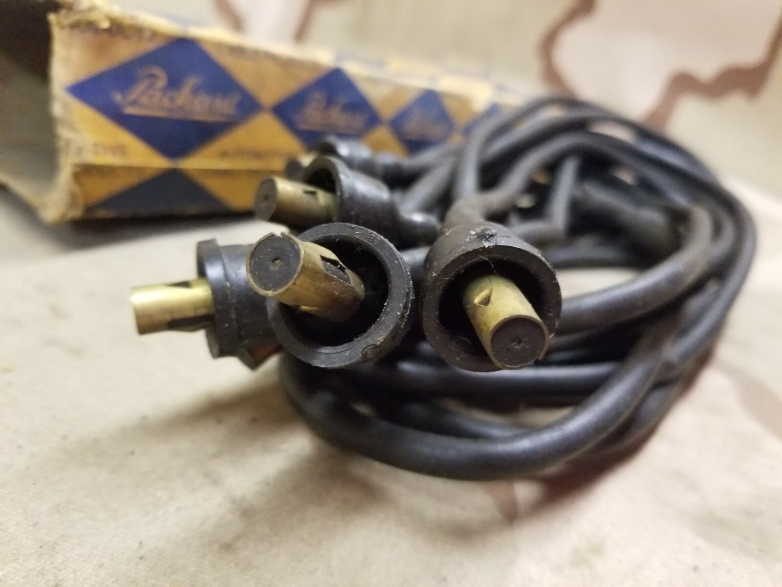 NOS Packard Spark Plug Wires Set of 8 eBay