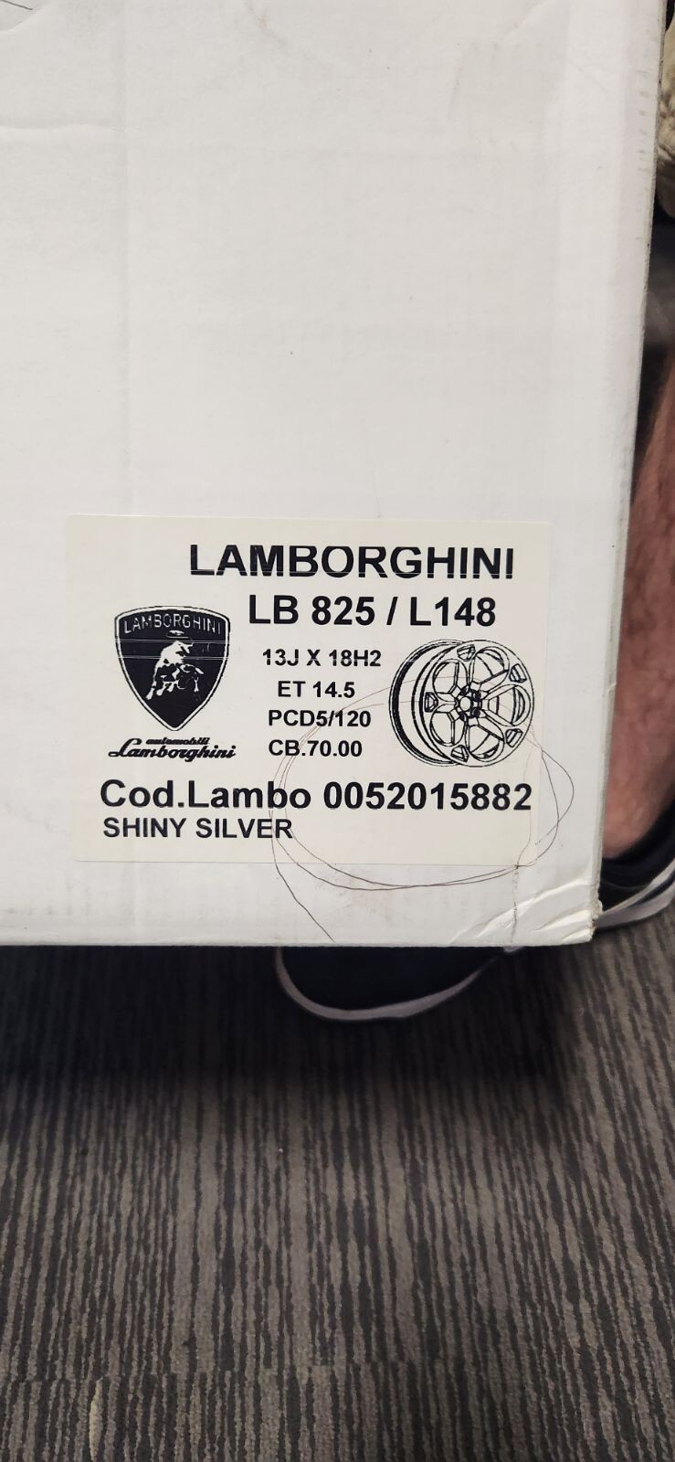 Lamborghini Murcielago Hercules Wheel Rim OEM 0052015882 Rear(s)