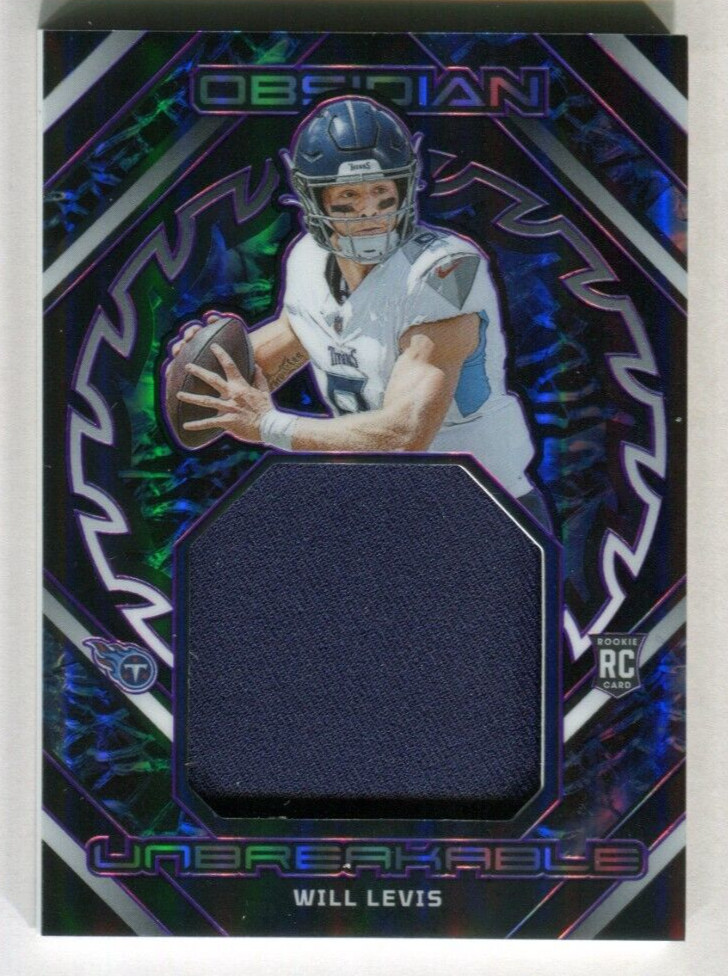 2023 Obsidian Tunnel Vision Electric Etch Purple #4 Will Levis 15/75 A43 340