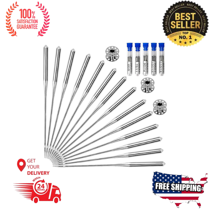 Universal Sewing Machine Needles for Singer Brother Janome & More-image