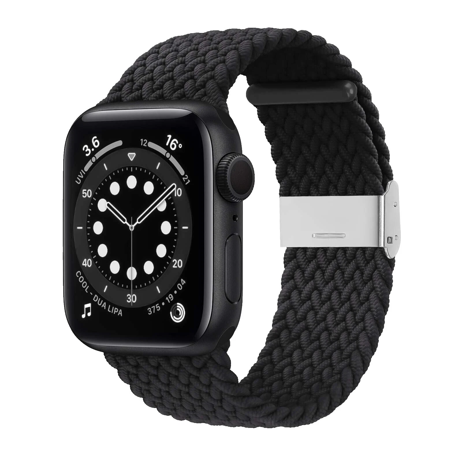 Reloj de Pulsera Negro Deportivo Aluminio Bandas