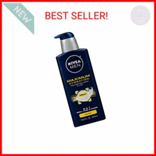 NIVEA MEN Maximum Hydration Body Lotion, 3-in-1 Nourishing Lotion for Men, 16.9