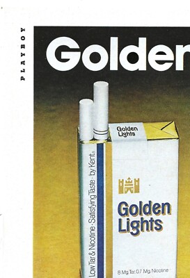 Vintage Print Ad Golden Lights Cigarettes - Only 8 mg of Tar - Apr 1979  11