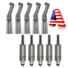 NSK Style Dental Slow Low Speed Handpiece Contra Angle/Air Motor 4 Hole