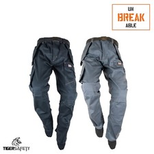 Pantaloni Cargo Da Lavoro Uomo Unbreakable Eagle Pro Holster Heavy Duty