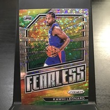 2022-2023 Panini Prizm Kawhi Leonard Fearless Fast Break Disco Prizm #6