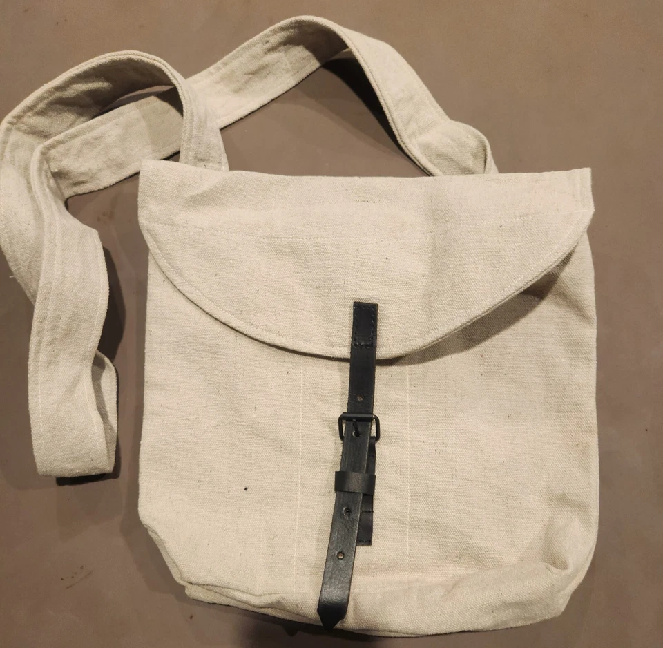 Bolsa de lona Haversack posible. Renacimiento Rev Guerra siglo XVIII Foto 2 de 3