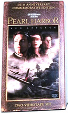 Pearl Harbor VHS, 2001, 2-Tape Set Drama War Ben Affleck, Josh Hartnett 
