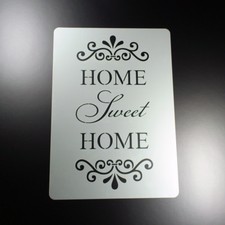 A4 Schablone Shabby Look Home Sweet Home - BO...