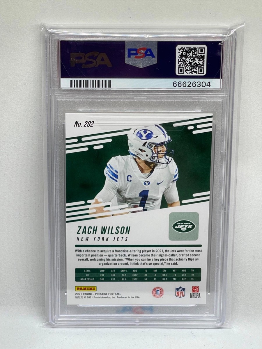 2021 Panini Prestige - Rookies Zach Wilson #202 Xtra Points