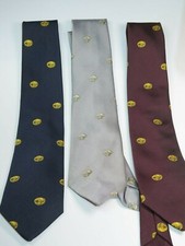 LAWN BOWLS MEMORABILIA Embroidered Ties AB Motif SELECTION