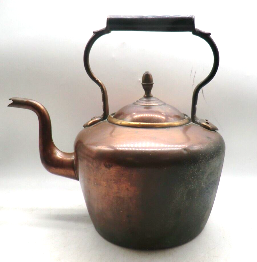 ANTIQUE LARGE VICTORIAN Copper Kettle eBay