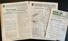 Vtg Firestone Thrifti Cut 22" Operating/Service Instructions Manual No. 8-1334
