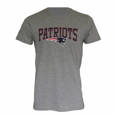 New Era New England Patriots Team Script T-Shirt [grau]