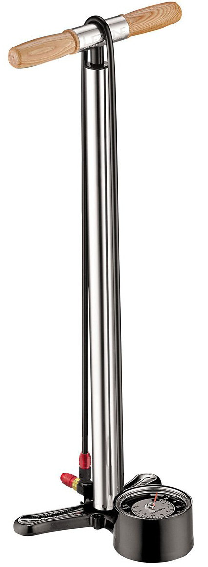 Pompe à Pied LEZYNE ALLOY FLOOR DRIVE gonfleur universel valve presta schrader