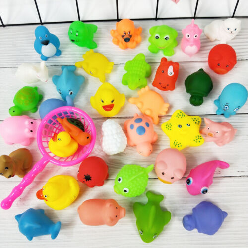 13PCS For Baby Kids Rubber Duck Shower Fun Water Toy Set NEW Bath Toys 3 Years+ - Picture 1 of 4