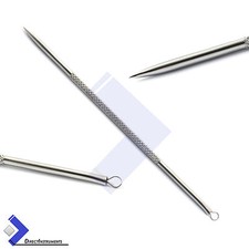 Comedone Extraction Blackhead Whitehead Needle Pimple Remover Spots Blemish Tool