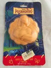 Vintage Disney Pocahontas soap Factory Sealed 1995 Cameo Faced Bath Soap