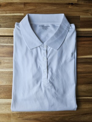 Amazon Essentials Top Polo Shirt Golf Women's Size XL White. Casual Work Sports