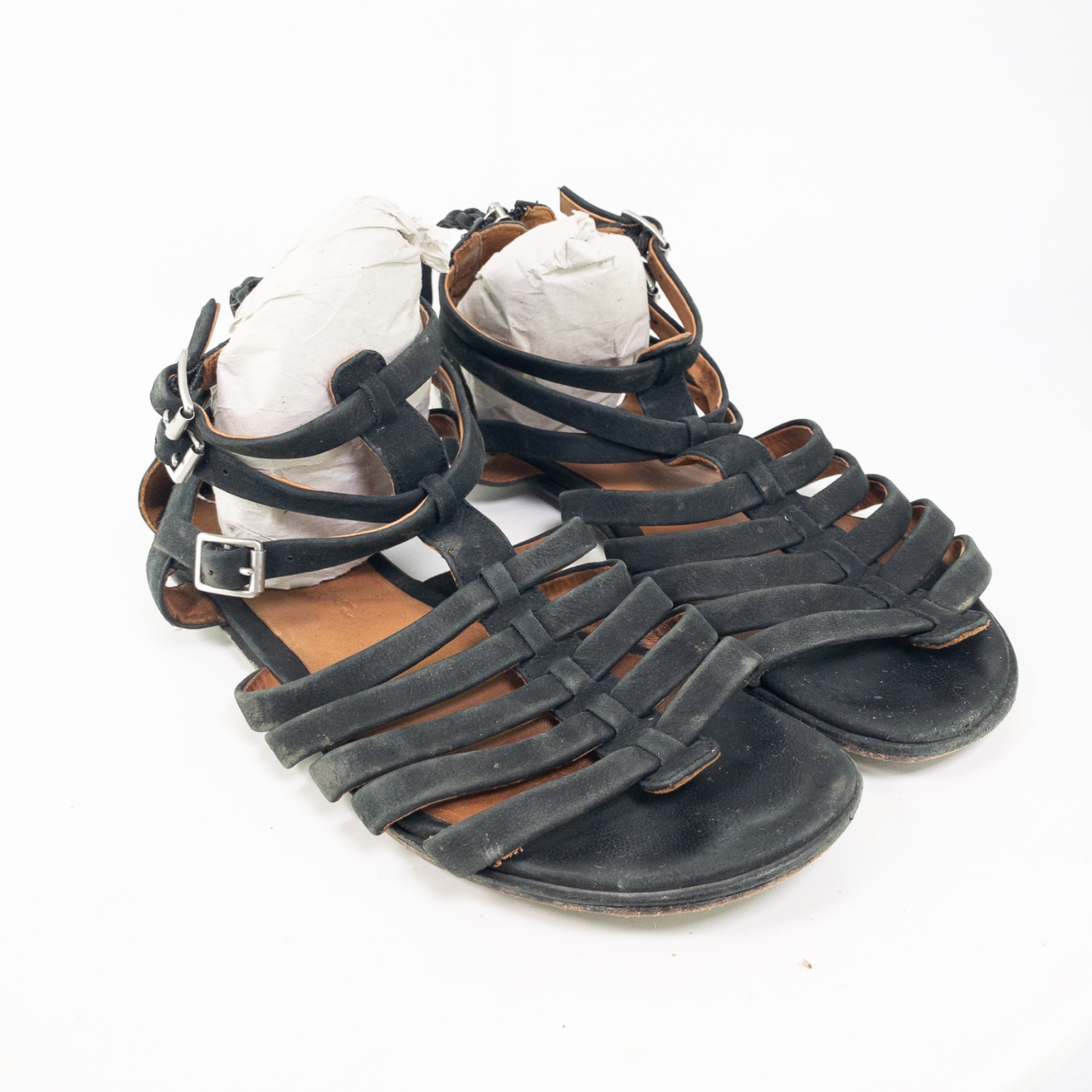 Gentle Souls Womens Sandals Black Size 