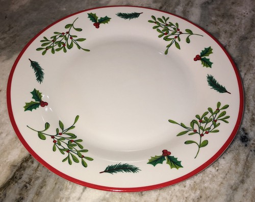Xmas Royal Norfolk Holly/Berries 10.5” Dinner Formal Set Of 4 Plates-NEW-SHIP24H - Picture 7 of 12
