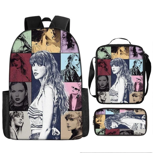 Kids Taylor Backpack School Book Bag Travel Rucksack Lunch Bag Pencil Case Gift - Picture 37 of 57