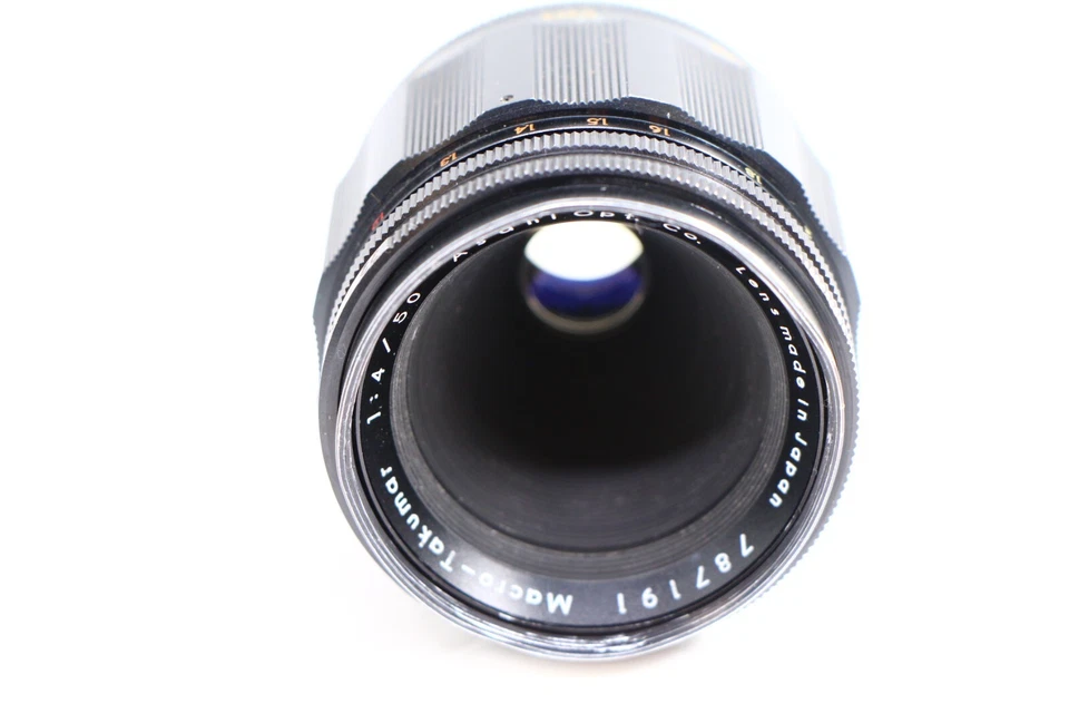 Asahi Macro Takumar 50mm f4 Pre-Set M42 Opt. Pentax Lens 50/4 Early Preset Dent - Image 3 of 4