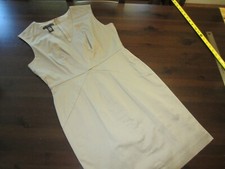 Apostrophe Women Girl Classic Pencil Cotton Summer Work Sleeveless Dress Sz 6