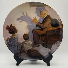 Norman Rockwell “The Shadow Artist” Collector Plate 1987 Fine China Made in USA!