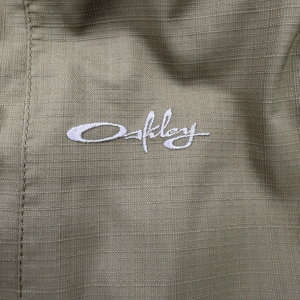 Oakley Technical Ski Jacket Men’s Small Olive Green Baggy Fit Removable Fleece - Image 3 of 4