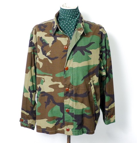 Vintage Banana Republic  Prototype Civilian Reserve Woodland Camo Jacket #386