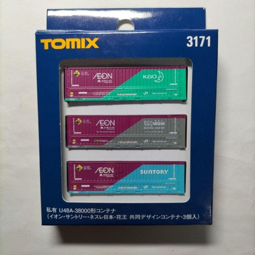 TOMIX 3171 U48A Container 3er Set Aeon Nestle Kao Suntory | Condition: Gebraucht