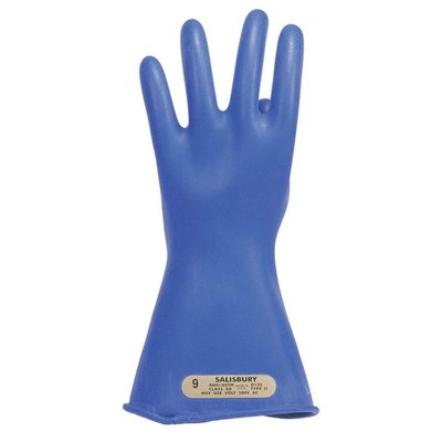 SALISBURY E0011BL/9 Elect Insulating Gloves,Type II,9,PR1 3ZZC2